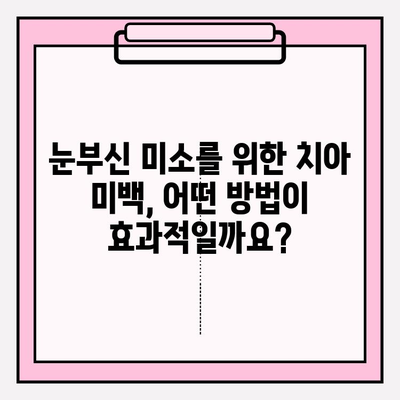 밝고 건강한 미소를 위한 치아 미백 추천| 효과적인 방법 & 제품 비교 | 치아 미백, 미백 치약, 홈 케어, 전문 미백, 비용