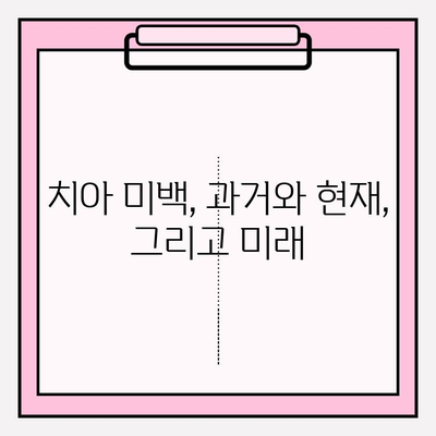 치아 미백의 역사| 밝아진 미소를 위한 여정 | 치아 미백, 미백 역사, 미소, 밝은 미소, 치과