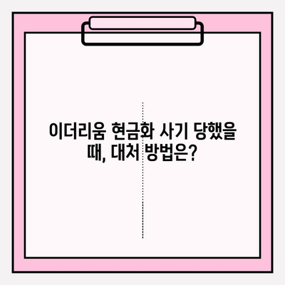 이더리움 현금화 사기 피해, 규모와 대응 방법 알아보기 | 이더리움, 가상자산, 투자, 사기 예방