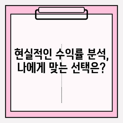 자산 현금화, 돈벌이가 힘든 이유? | 수수료 비율 고려, 실제 수익률 분석