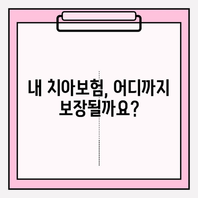 치아보험 청구 완벽 가이드| 보장 범위, 제외 항목, 절차까지 한번에! | 치아보험, 보험 청구, 보험금