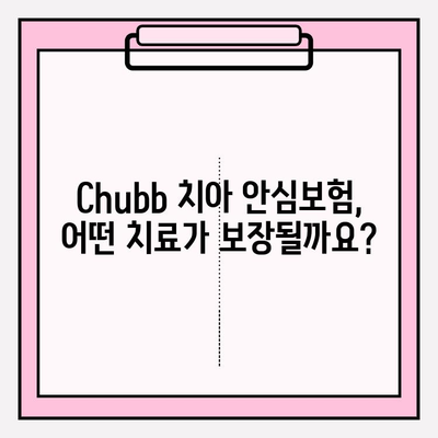 Chubb 치아 안심보험 보험금 청구 완벽 가이드| 보호 범위, 절차, 필요 서류 | 치아 보험, 보험금 청구, 보험 혜택