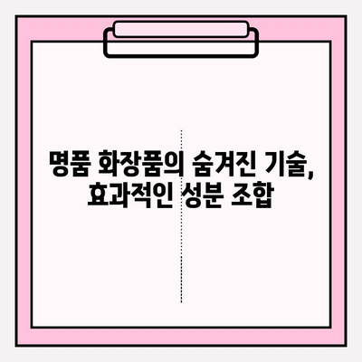 피부 프리미엄화의 비밀| 화려화를 이끄는 주요 성분 분석 | 프리미엄 스킨케어, 화장품 성분 분석, 피부 개선